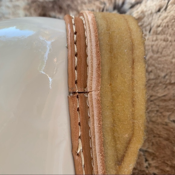 Want Les Essentiels Cordova Crepe Patent Leather White Oxfords - Picture 9 of 13